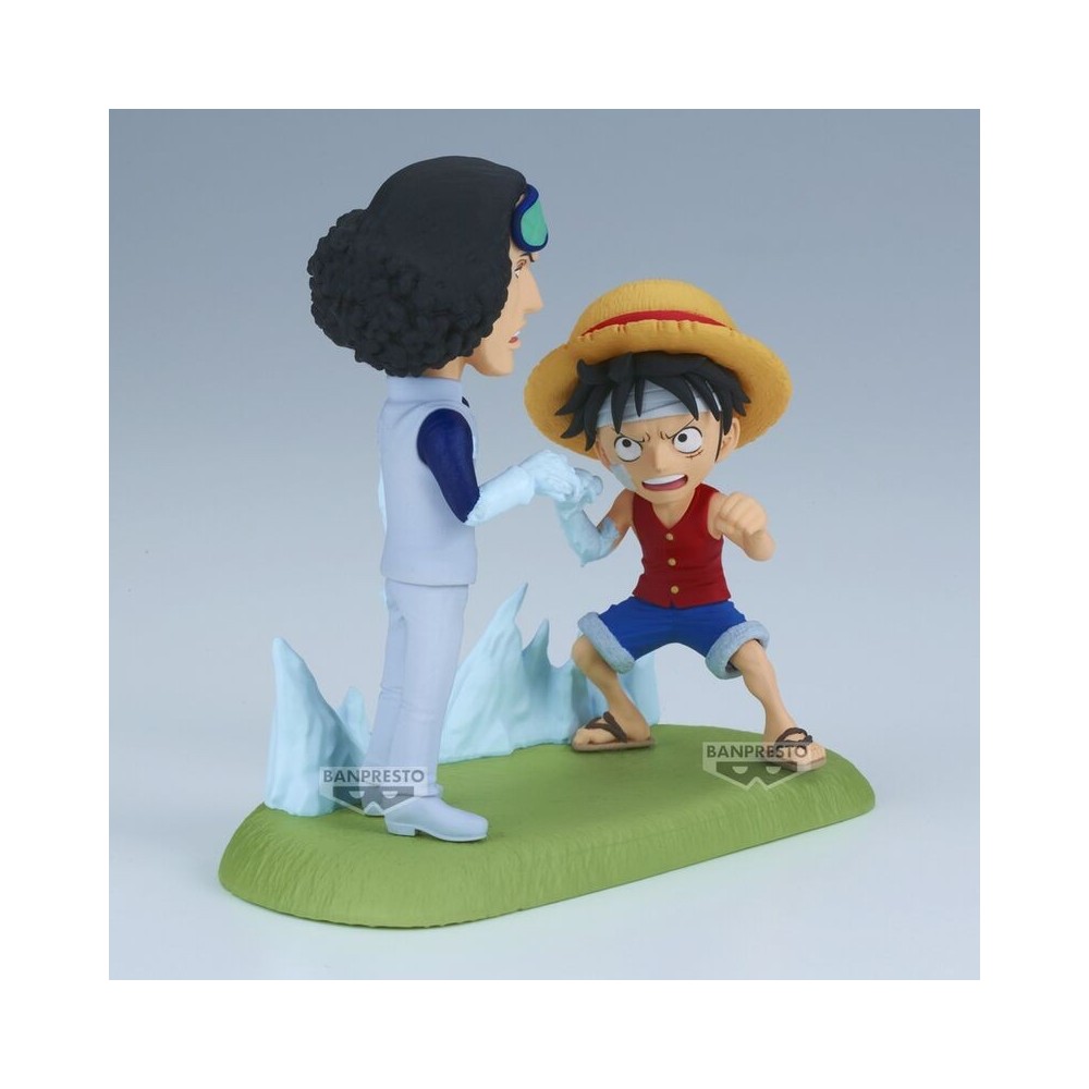 ONE PIECE WCF LOG STORIES LUFFY VS KUZAN STATUA FIGURE BANPRESTO