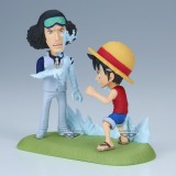 ONE PIECE WCF LOG STORIES LUFFY VS KUZAN STATUA FIGURE BANPRESTO
