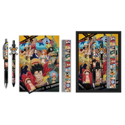 KIDS LICENSING ONE PIECE THE NEW WORLD STATIONERY SET BOX
