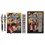 ONE PIECE THE NEW WORLD SET CANCELLERIA BOX KIDS LICENSING