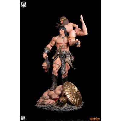 CONAN 1:4 SCALE DELUXE STATUA IN RESINA FIGURE PCS PREMIUM COLLECTIBLES STUDIOS