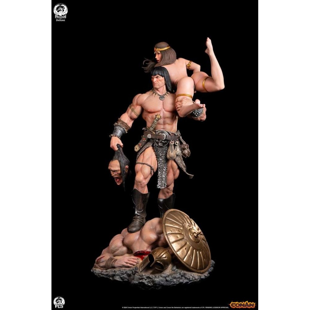 CONAN 1:4 SCALE DELUXE STATUA IN RESINA FIGURE PCS PREMIUM COLLECTIBLES STUDIOS