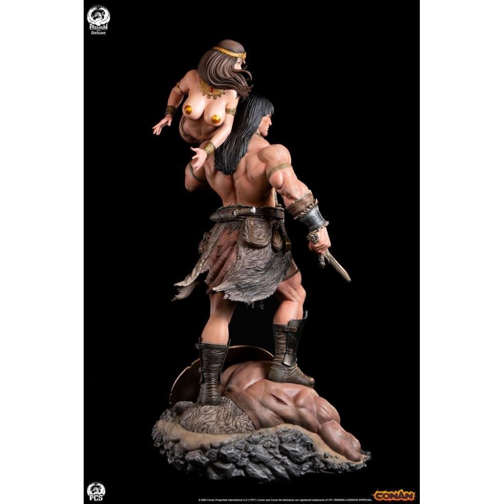 CONAN 1:4 SCALE DELUXE STATUA IN RESINA FIGURE PCS PREMIUM COLLECTIBLES STUDIOS