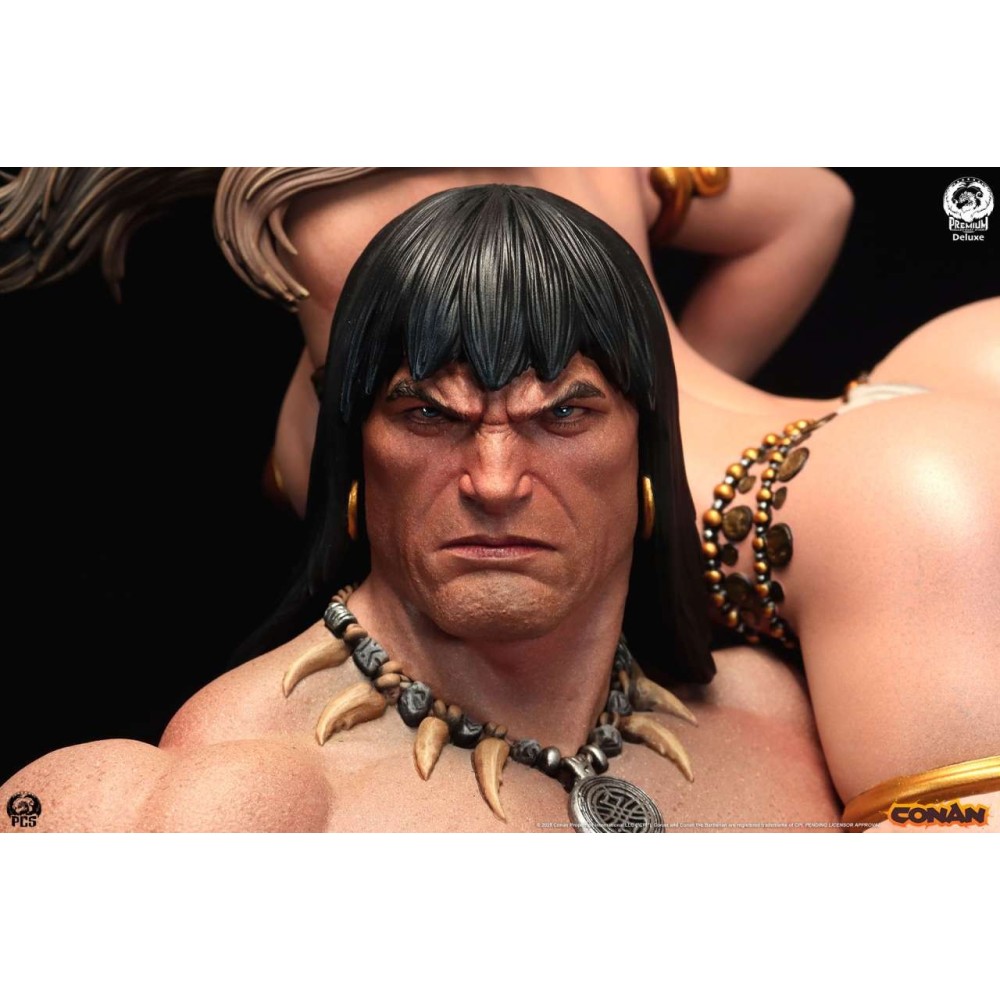 CONAN 1:4 SCALE DELUXE STATUA IN RESINA FIGURE PCS PREMIUM COLLECTIBLES STUDIOS