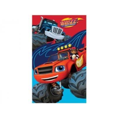 DISNEY BLAZE AND THE MONSTER MACHINES BLAZE AND CRUSHER BEACH BATH TOWEL