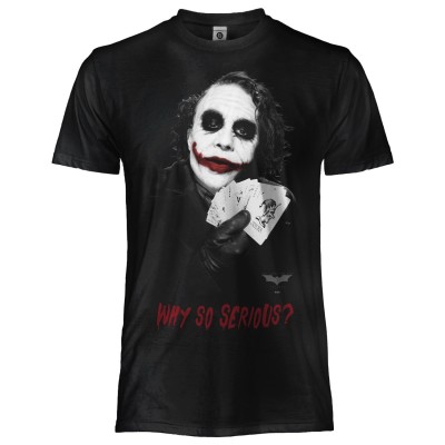 MAGLIA T SHIRT JOKER WHY SO SERIOUS