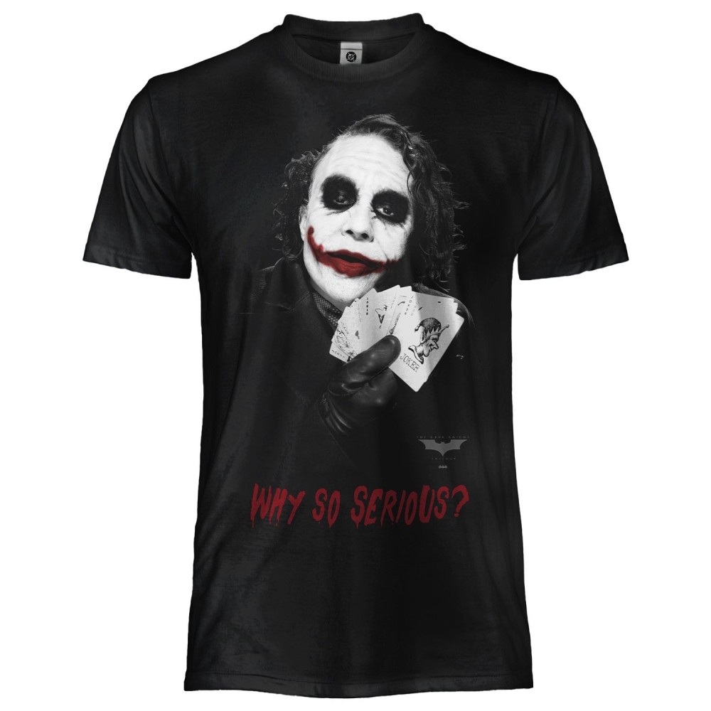 MAGLIA T SHIRT JOKER WHY SO SERIOUS