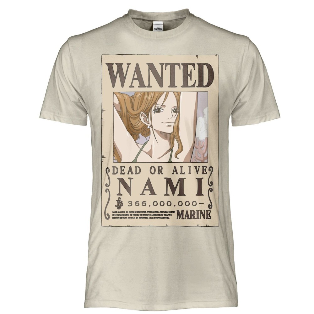 MAGLIA T SHIRT ONE PIECE NAMI WANTED