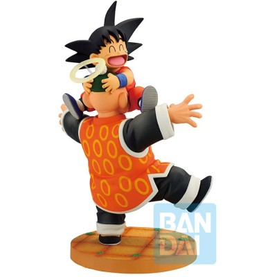 DRAGON BALL SON GOKU & GRANDPA ICHIBANSHO STATUA FIGURE BANDAI