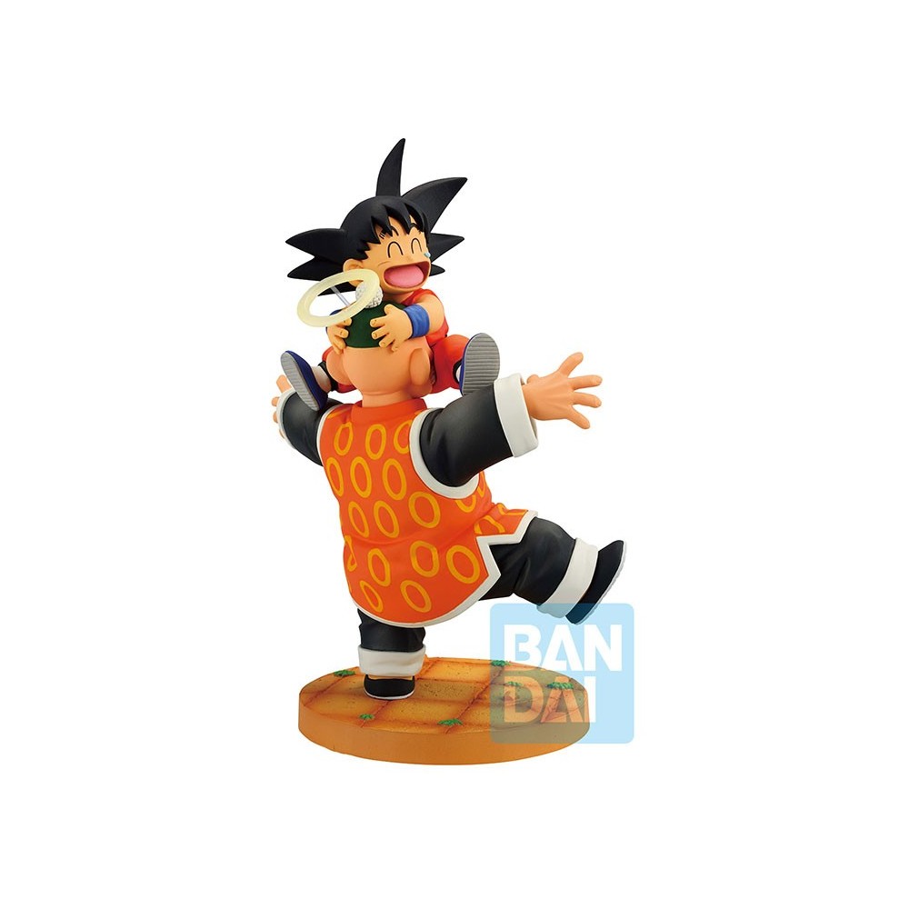 BANDAI DRAGON BALL SON GOKU & GRANDPA ICHIBANSHO DRAGON HISTORY II PVC STATUE FIGURE