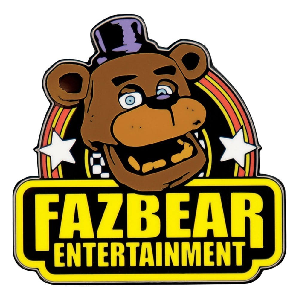 FANATTIK FIVE NIGHTS AT FREDDY'S FAZBEAR ENTERTAINMENT PIN BADGE LIMITED EDITION