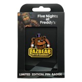 FANATTIK FIVE NIGHTS AT FREDDY'S FAZBEAR ENTERTAINMENT PIN BADGE LIMITED EDITION