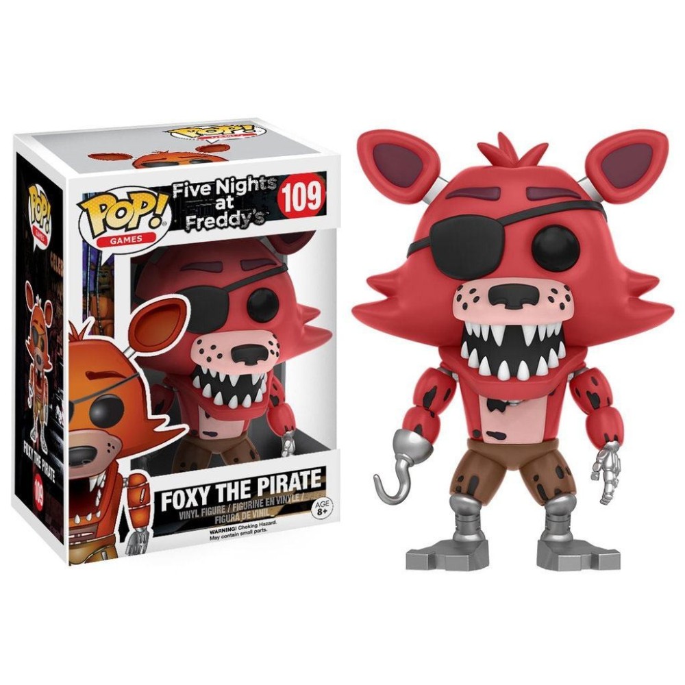 FUNKO FUNKO POP! FIVE NIGHTS AT FREDDY'S FOXY THE PIRATE BOBBLE HEAD KNOCKER FIGURE