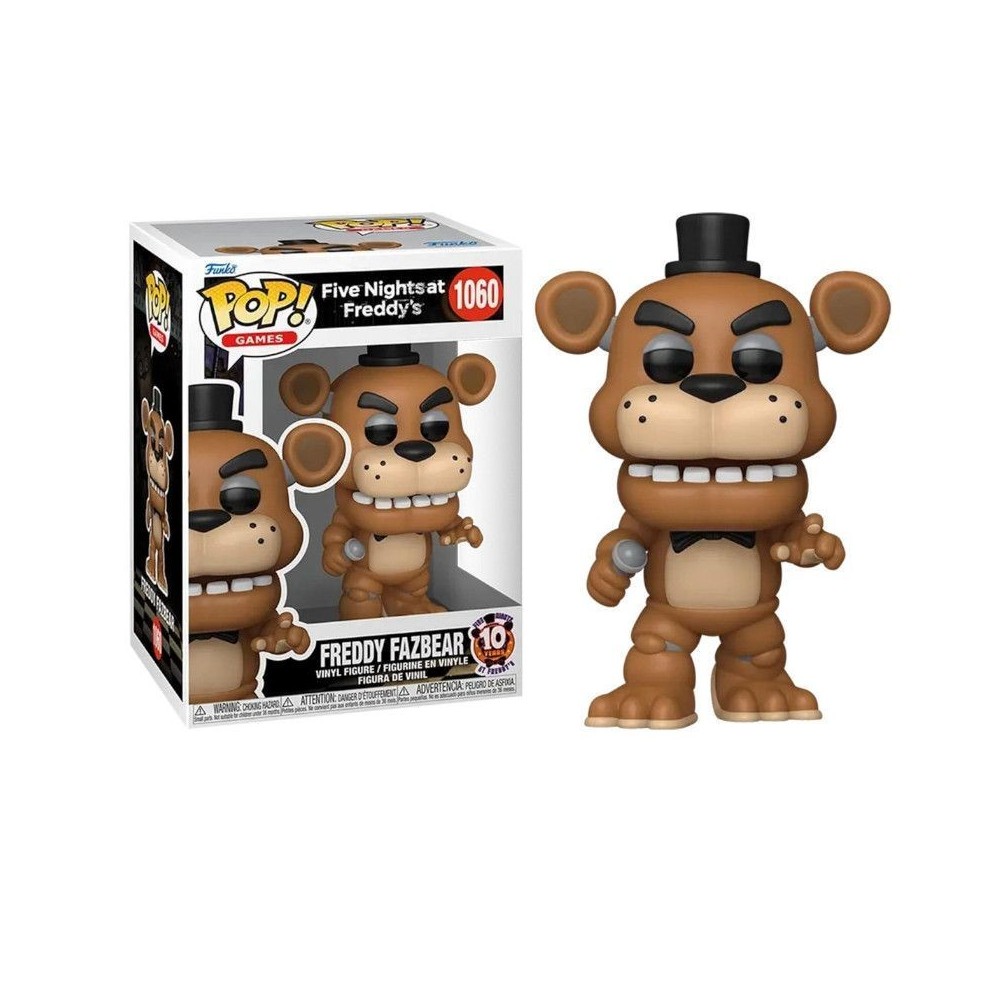 FUNKO FUNKO POP! FIVE NIGHTS AT FREDDY'S FREDDY 10 YEARS BOBBLE HEAD KNOCKER FIGURE