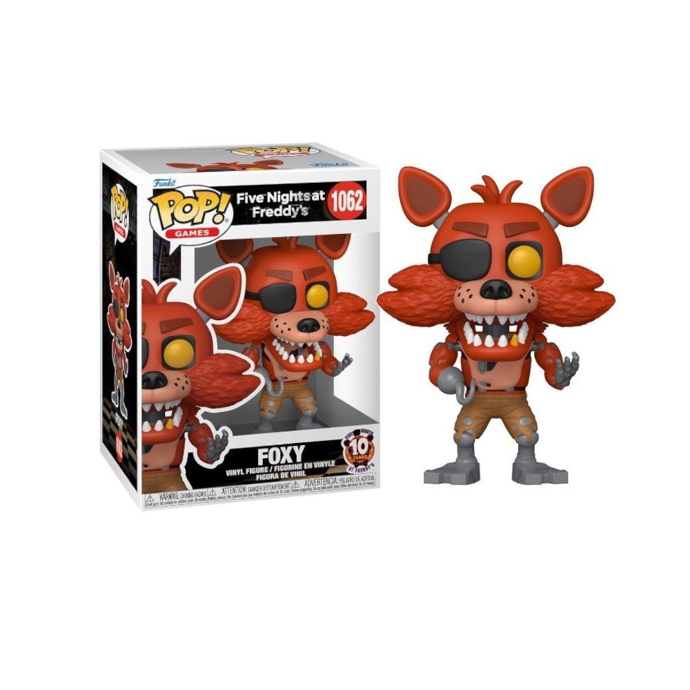 FUNKO FUNKO POP! FIVE NIGHTS AT FREDDY'S FOXY 10 YEARS BOBBLE HEAD KNOCKER FIGURE