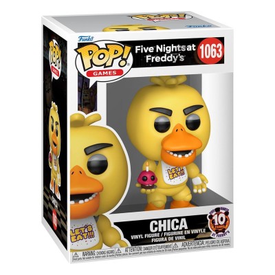 FUNKO FUNKO POP! FIVE NIGHTS AT FREDDY'S CHICA 10 YEARS BOBBLE HEAD KNOCKER FIGURE