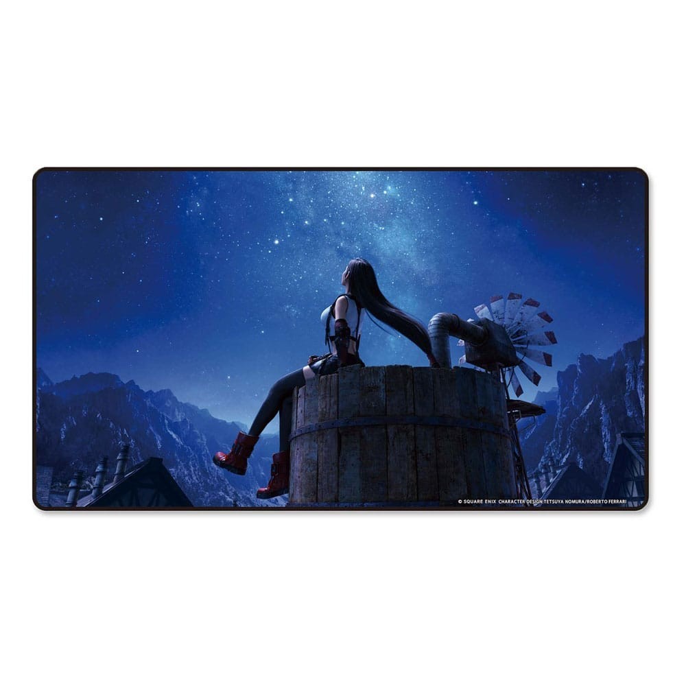 FINAL FANTASY VII REMAKE TIFA LOCKHART PLAYMAT 61X34CM TAPPETINO DA GIOCO SQUARE ENIX