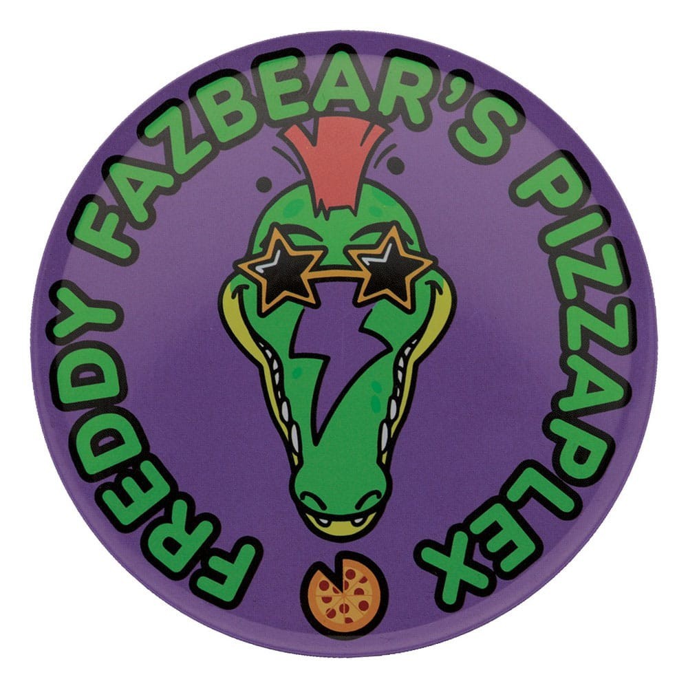 FIVE NIGHTS AT FREDDY'S PIZZAPLEX METAL COASTERS SET 4 SOTTOBICCHIERI FANATTIK