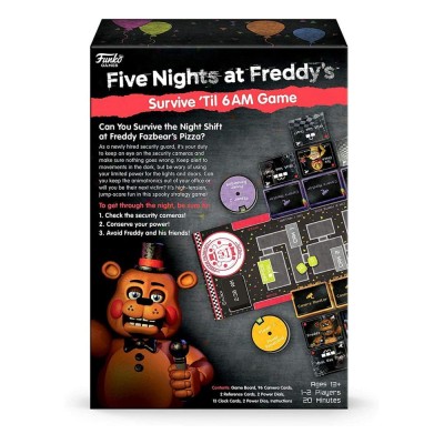 FIVE NIGHTS AT FREDDY'S SURVIVE 'TIL 6AM GIOCO DA TAVOLO FUNKO