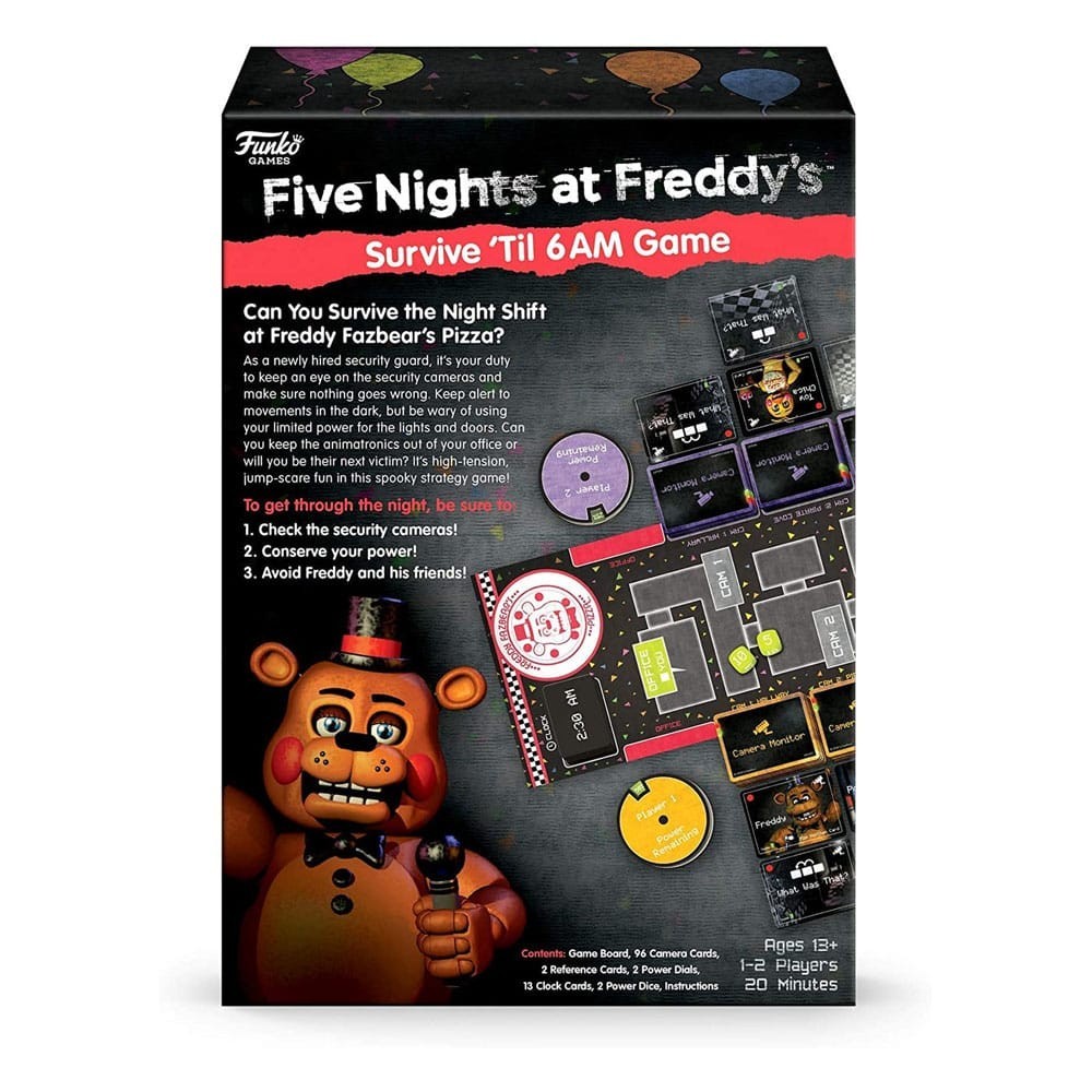 FIVE NIGHTS AT FREDDY'S SURVIVE 'TIL 6AM GIOCO DA TAVOLO FUNKO