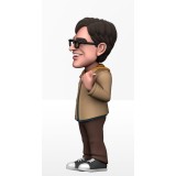 NOBLE COLLECTIONS THE BIG BANG THEORY LEONARD HOFSTADTER MINIX COLLECTIBLE FIGURINE