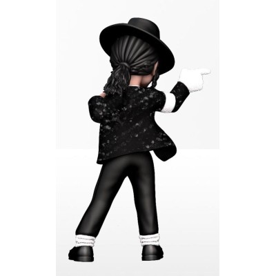 MICHAEL JACKSON BILLIE JEAN MINIX COLLECTIBLE FIGURINE FIGURE NOBLE COLLECTIONS