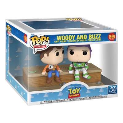 FUNKO FUNKO POP! MOMENTS TOY STORY WOODY BUZZ BOBBLE HEAD PVC FIGURE