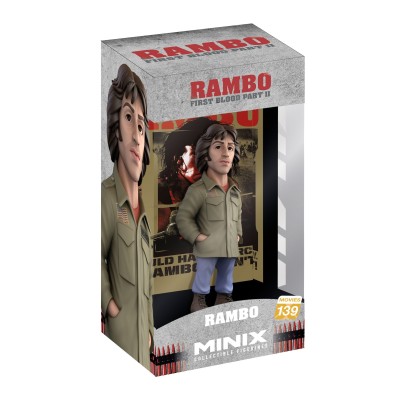 RAMBO FIRST BLOOD PART II MINIX COLLECTIBLE FIGURINE FIGURE NOBLE COLLECTIONS