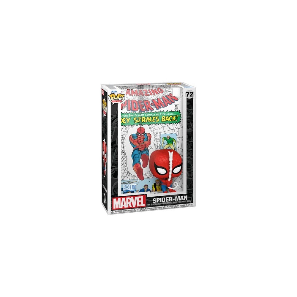 FUNKO FUNKO POP! COMICS COVER SPIDER-MAN BOBBLE HEAD FIGURE