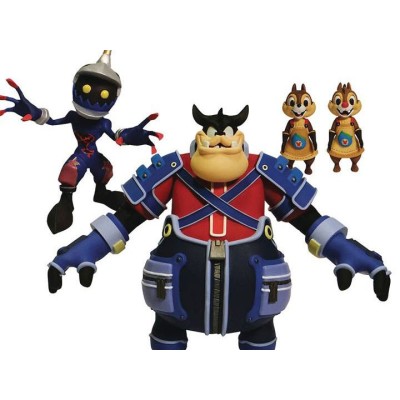 KINGDOM HEARTS - SOLDIER, PETE, CHIP AND DALE ACTION FIGURE DIAMOND SELECT