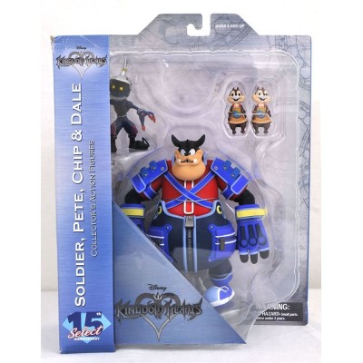 KINGDOM HEARTS - SOLDIER, PETE, CHIP AND DALE ACTION FIGURE DIAMOND SELECT