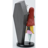 THE NIGHTMARE BEFORE CHRISTMAS JACK AND SALLY COFFIN STATUA FIGURE ENESCO