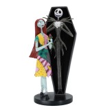 ENESCO THE NIGHTMARE BEFORE CHRISTMAS JACK AND SALLY COFFIN STATUE FIGURE