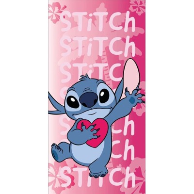 DISNEY STITCH HEART TELO ASCIUGAMANO 140X70CM AYMAX