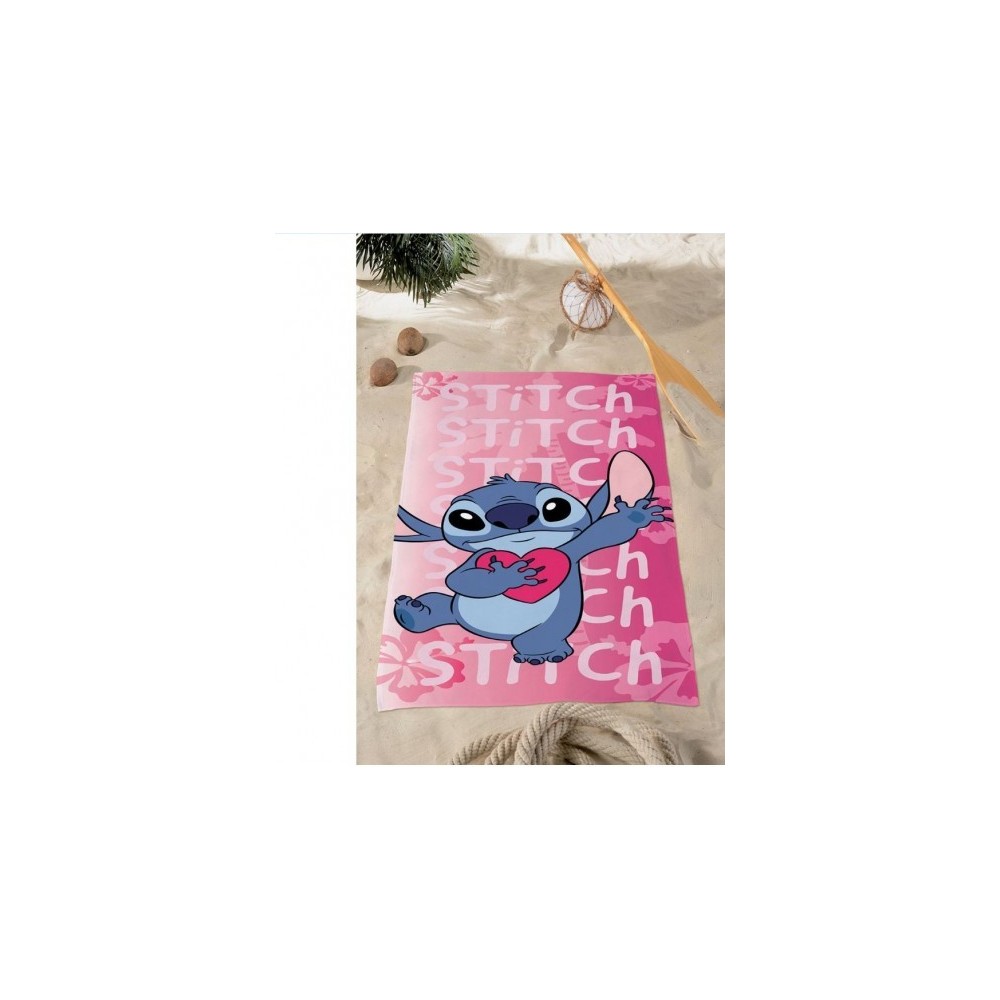 DISNEY STITCH HEART TELO ASCIUGAMANO 140X70CM AYMAX