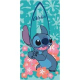 DISNEY STITCH ALOHA FLOWERS TELO ASCIUGAMANO 140X70CM AYMAX