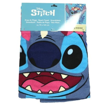 DISNEY STITCH FLOWERS TELO ASCIUGAMANO 140X70CM AYMAX