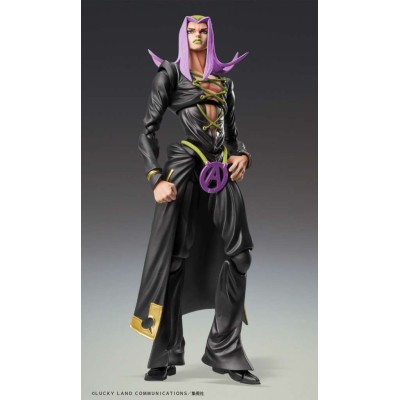 MEDICOS ENTERTAINMENT JOJO BIZARRE ADVENTURE LEONE ABBACCHIO BLACK VERSION CHOZOKADO PVC ACTION FIGURE