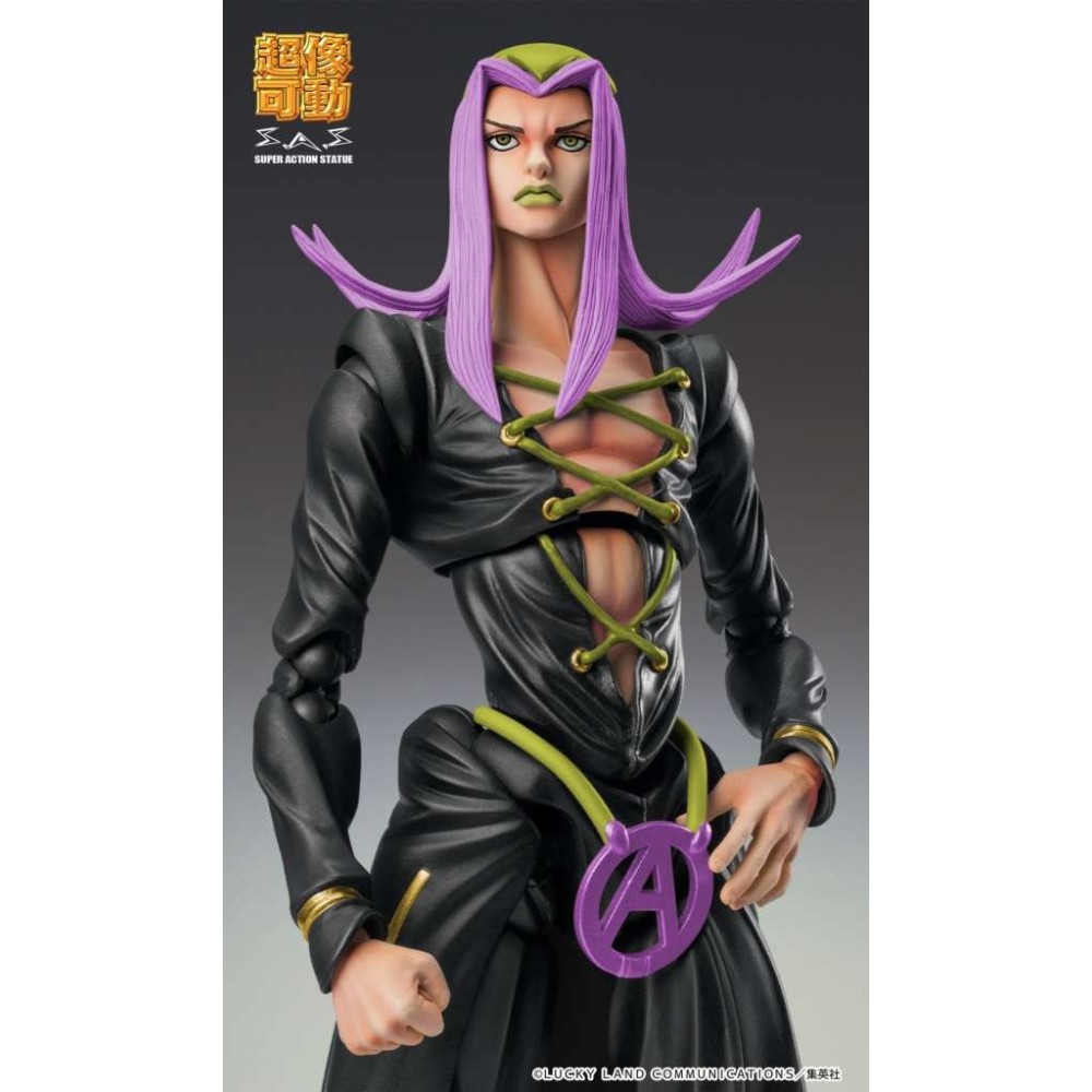 JOJO BIZARRE ADVENTURE LEONE ABBACCHIO BLACK VER. CHOZOKADO ACTION FIGURE MEDICOS ENTERTAINMENT