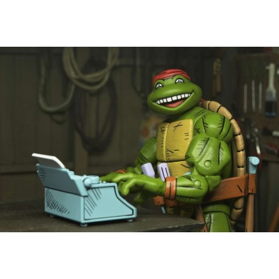 NECA TMNT NINJA TURTLES MIRAGE COMICS HANDYMAN DONATELLO PVC ACTION FIGURE