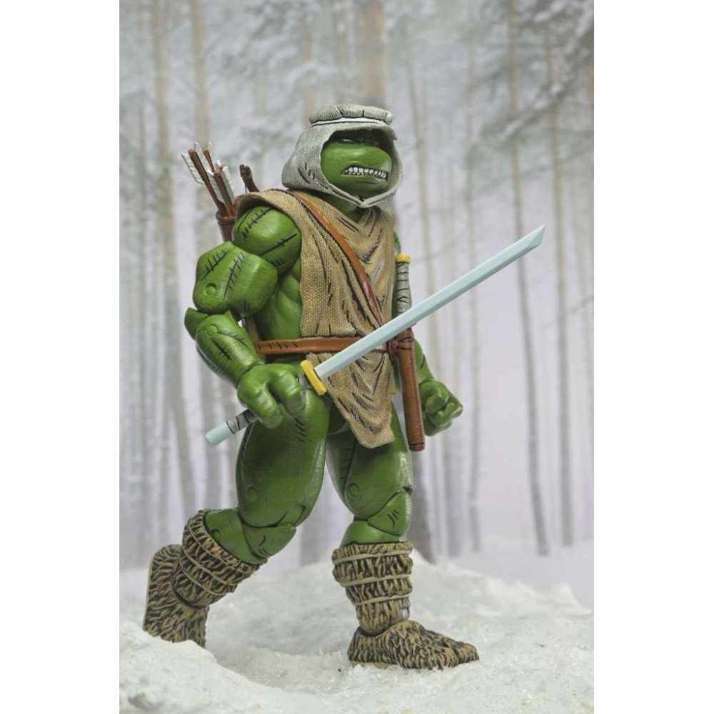 TEENAGE MUTANT NINJA TURTLES MIRAGE COMICS HUNTER LEONARDO ACTION FIGURE NECA