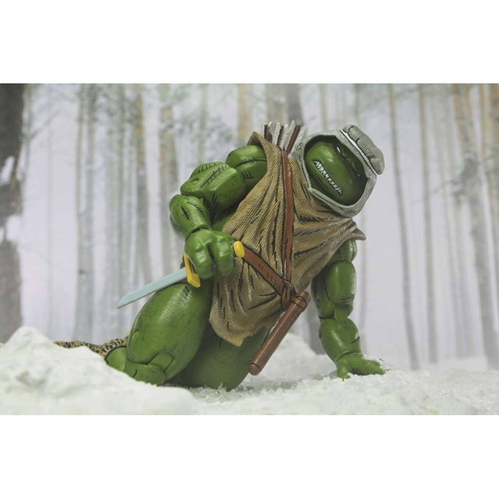 TEENAGE MUTANT NINJA TURTLES MIRAGE COMICS HUNTER LEONARDO ACTION FIGURE NECA