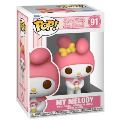 FUNKO POP! HELLO KITTY AND FRIENDS 91 MY MELODY BOBBLE HEAD KNOCKER FIGURE FUNKO