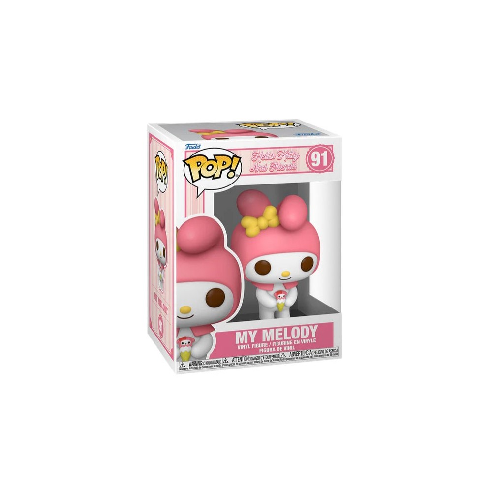 FUNKO POP! HELLO KITTY AND FRIENDS 91 MY MELODY BOBBLE HEAD KNOCKER FIGURE FUNKO