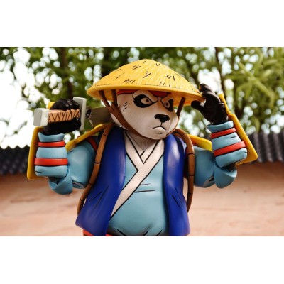 TEENAGE MUTANT NINJA TURTLES CARTOON PANDA KHAN ULTIMATE ACTION FIGURE NECA