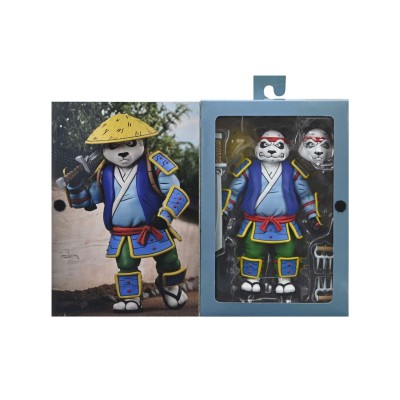 TEENAGE MUTANT NINJA TURTLES CARTOON PANDA KHAN ULTIMATE ACTION FIGURE NECA