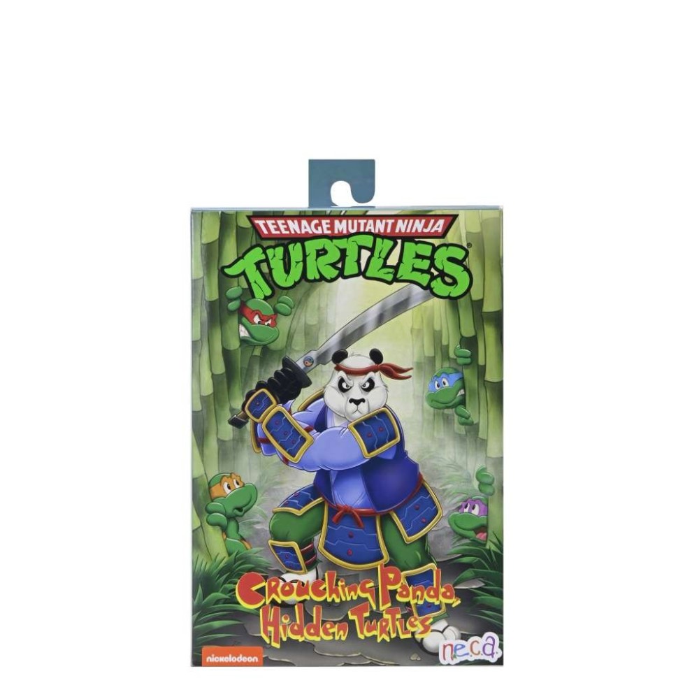 TEENAGE MUTANT NINJA TURTLES CARTOON PANDA KHAN ULTIMATE ACTION FIGURE NECA