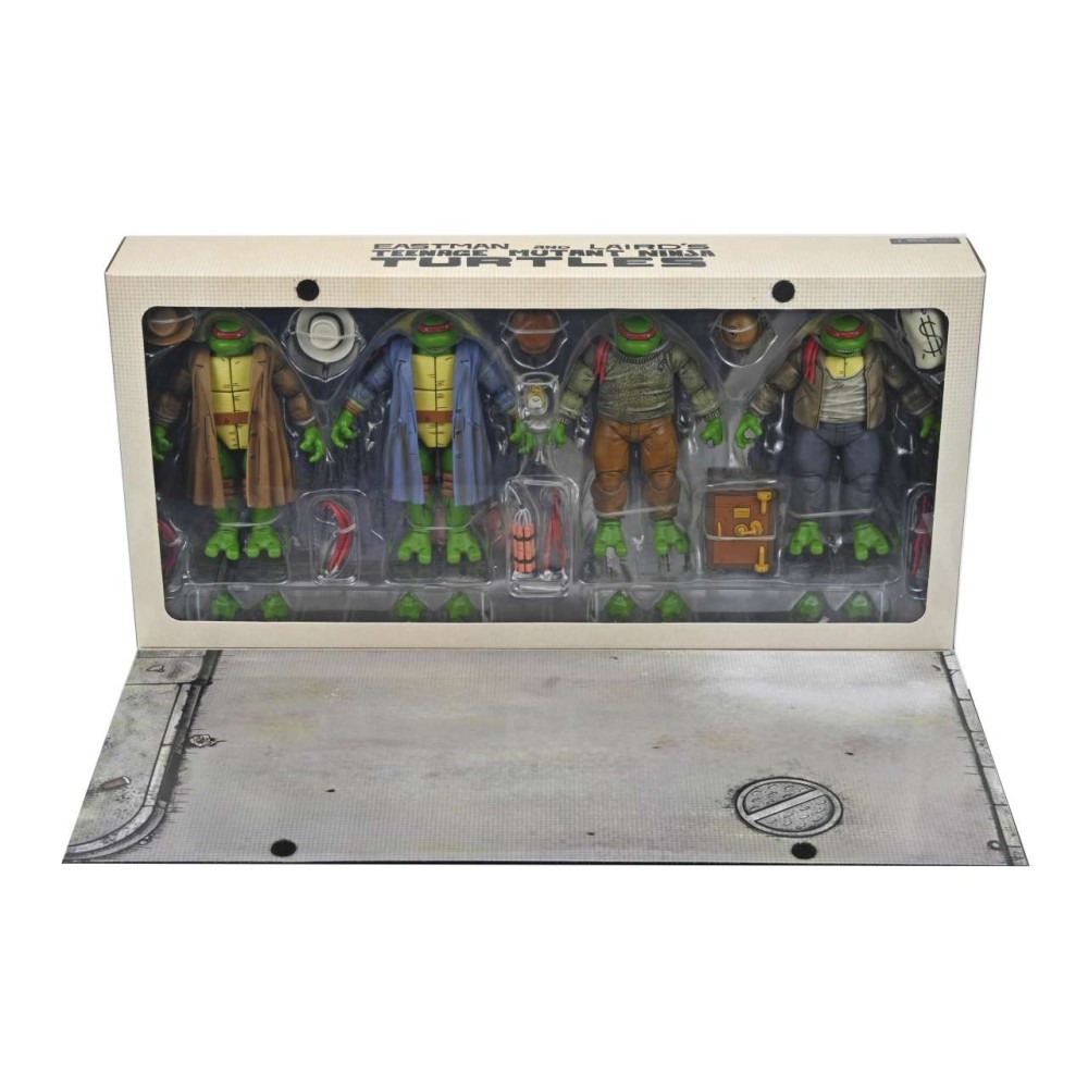 TEENAGE MUTANT NINJA TURTLES MIRAGE COMICS GANGSTER TURTLES ACTION FIGURE NECA