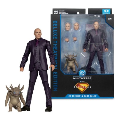 DC MULTIVERSE SUPERMAN MOVIE 2025 LEX LUTHOR AND BABY KAIJU DELUXE ACTION FIGURE MC FARLANE
