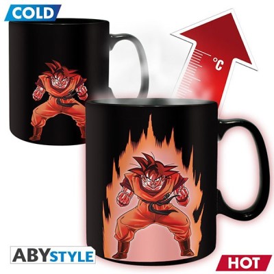DRAGON BALL Z GOKU SHENRON TAZZA CAMBIACOLORE ABYSTYLE
